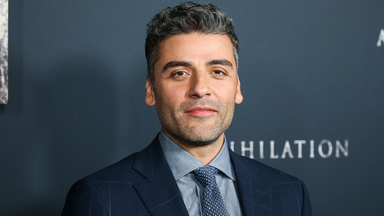 Oscar Isaac on Annihilation Red Carpet