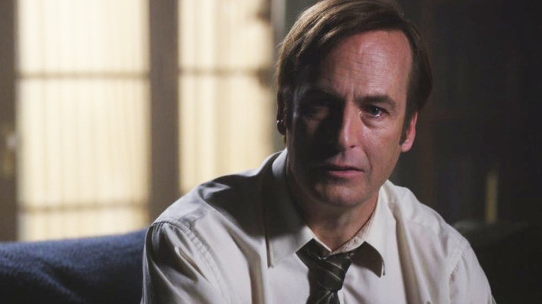Jimmy intently staring in Better Call Saul