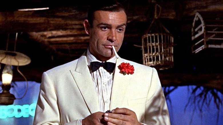 Sean Connery white tux smoking