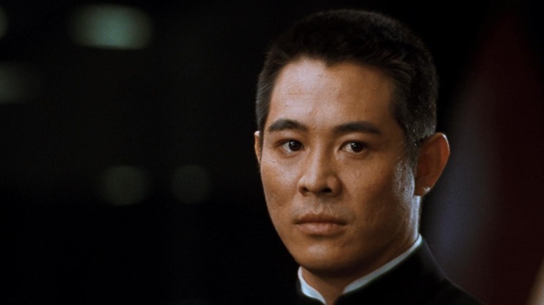 Jet Li young black collar