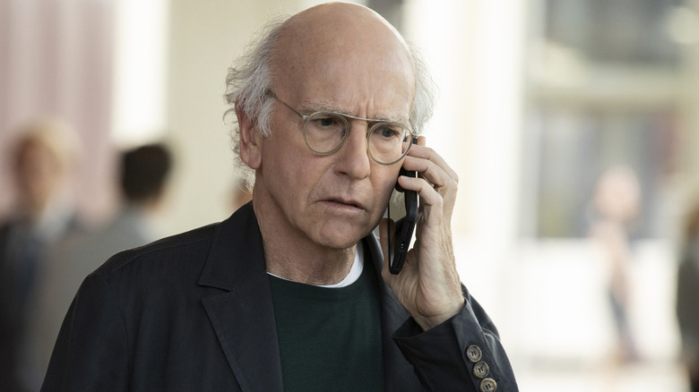 Larry David on phone