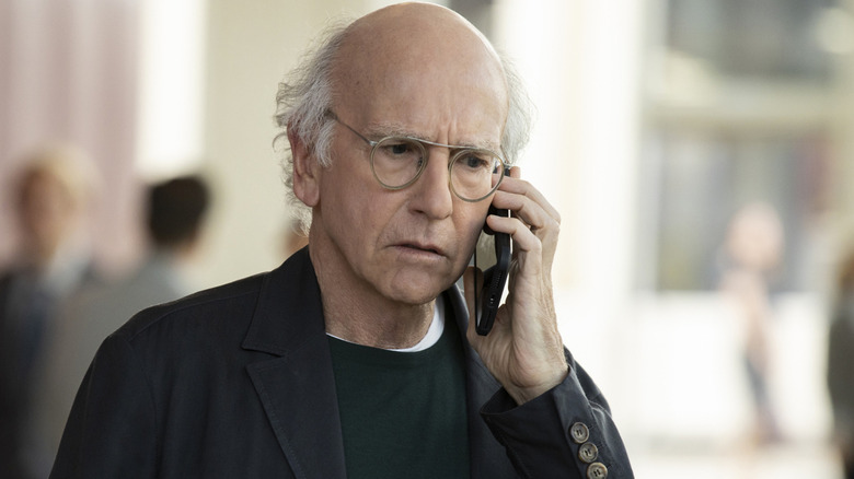 Larry David on phone