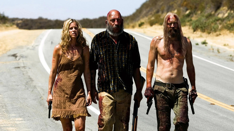 Sheri Moon Zombie, Sid Haig, and Bill Moseley in The Devil's Rejects