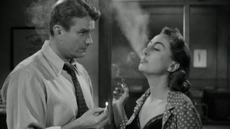 crawford smoking cigarette