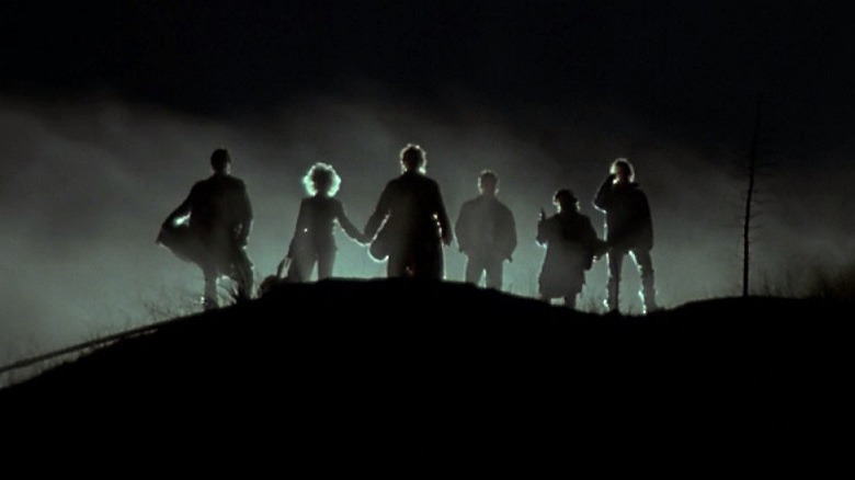 The Near Dark gang, back lit by the moon
