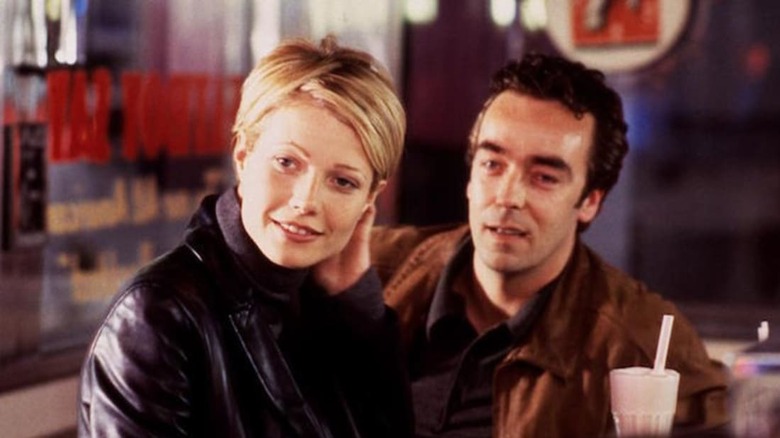 Gwyneth Paltrow John Hannah at cafe