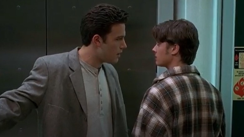 Ben Affleck glares at Jeremy London