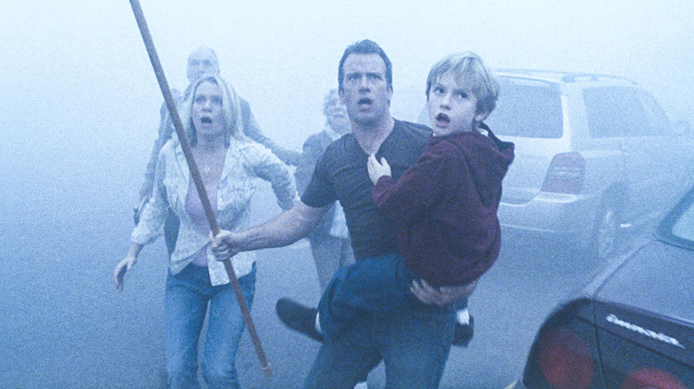 Thomas Jane screams in horror.