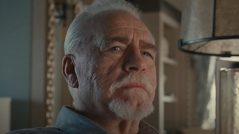 Logan Roy on Succession looking sad