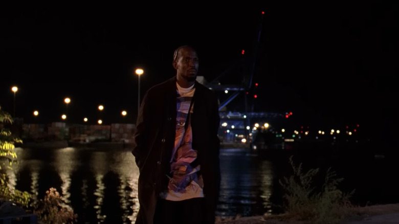 Michael K. Williams as Omar Little, walking away from the habor on The Wire