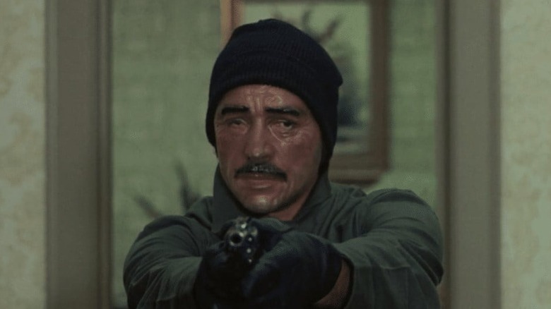 Bank Robbery Mask Eddie Coyle Aims Gun