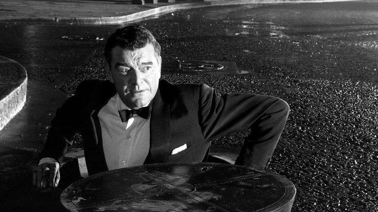 Jack Hawkins in manhole