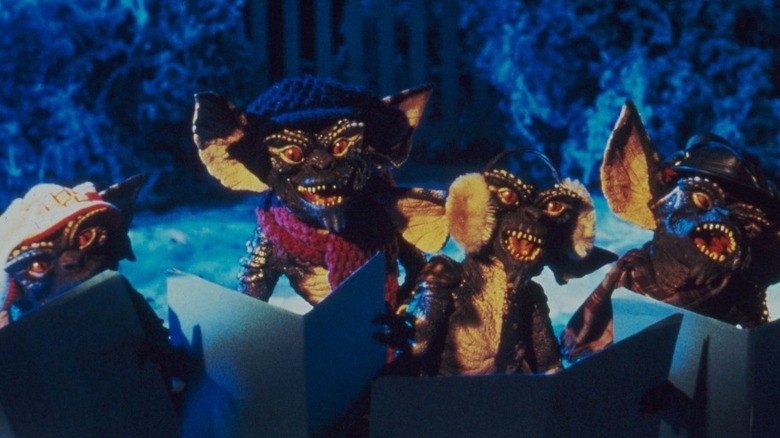 Gremlins caroling