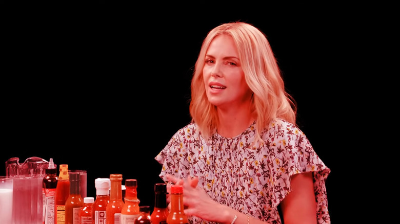 Charlize Theron struggling