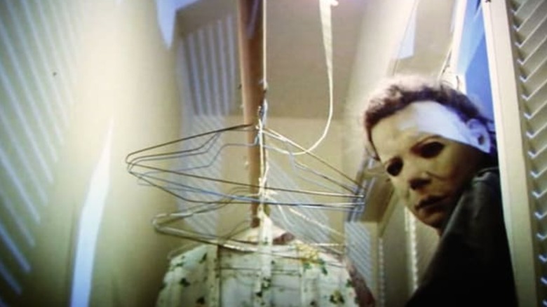 Michael Myers in closet