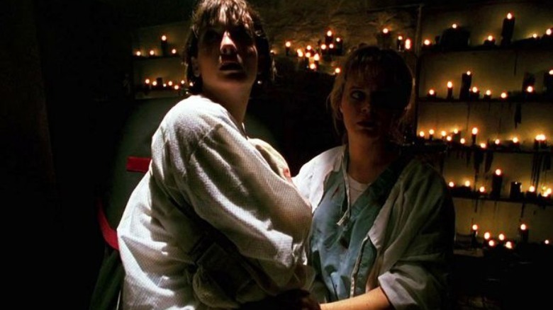 jamie lloyd halloween surrounded by candles