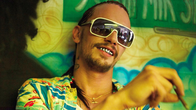 James Franco smirking Spring Breakers 