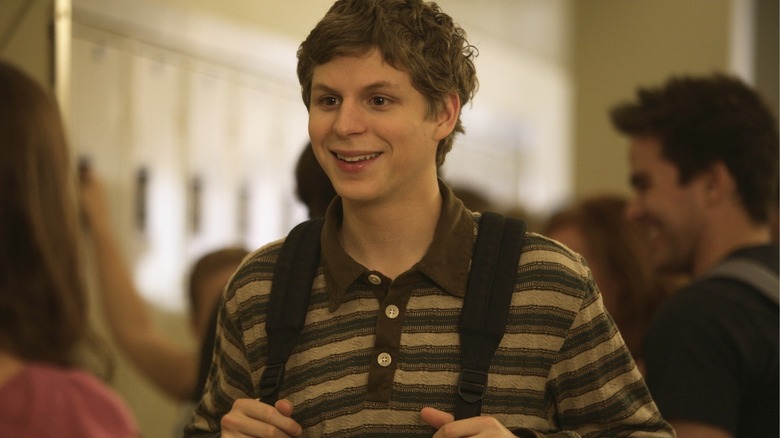 Michael Cera smiling Superbad 