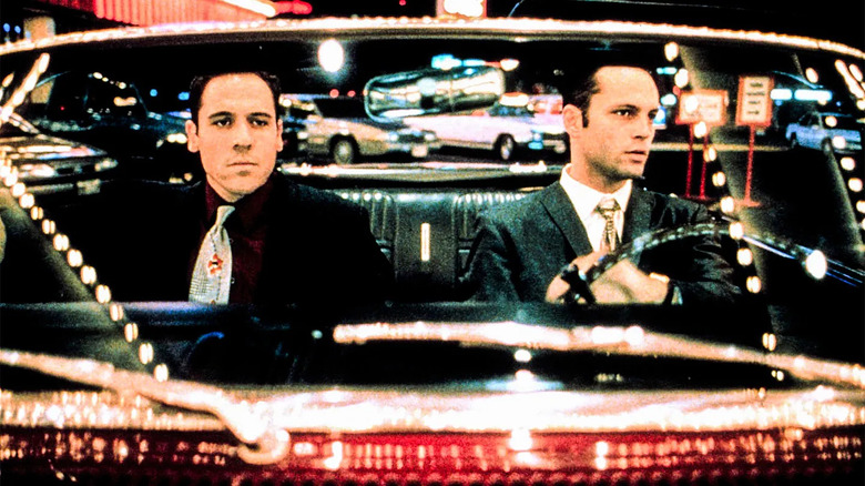 Jon Favreau with Vince Vaughn driving Swingers 