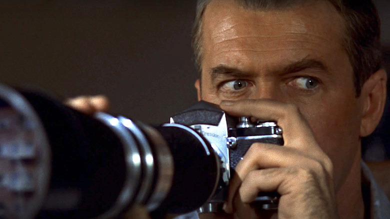 Jimmy Stewart in Rear Window