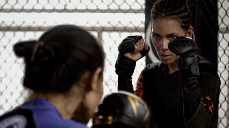 Halle Berry boxing