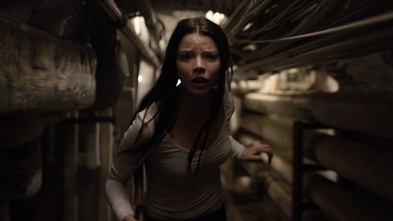 Anya Taylor-Joy trying to escape a basement in Split