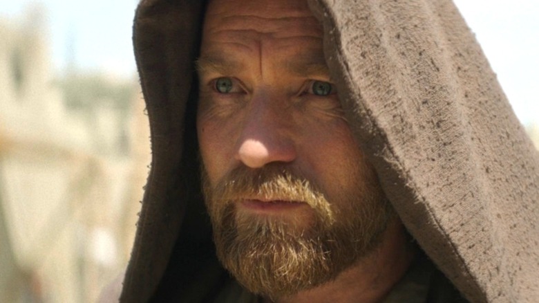 Obi-Wan Kenobi wears hood