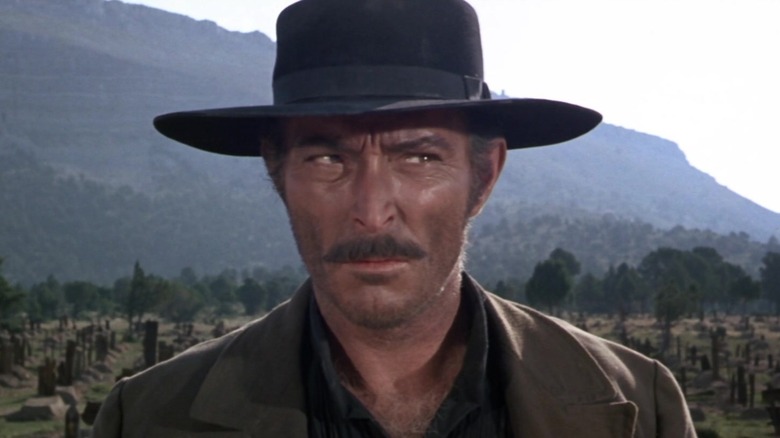 Lee Van Cleef squinting