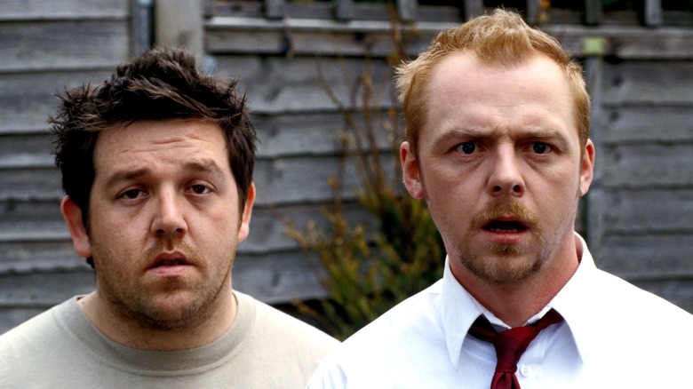 Nick Frost and Simon Pegg