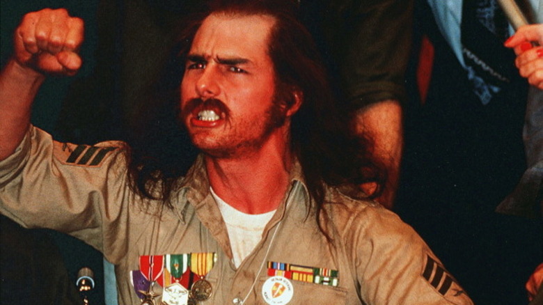 Tom Cruise gives rousing speech