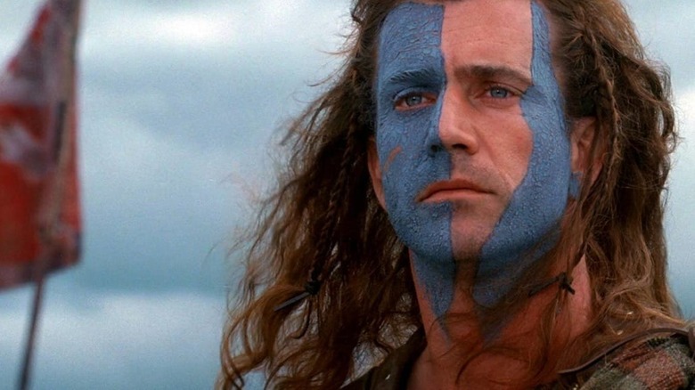 Mel Gibson in war paint