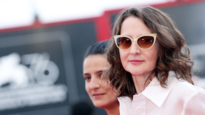 Lucrecia Martel at a film festival