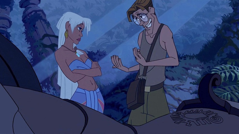 Milo talking to Princess Kidagakash