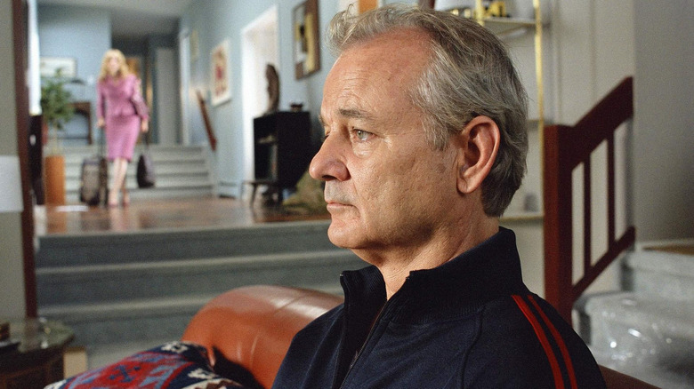 Don Johnston sitting on a couch in Broken Flowers