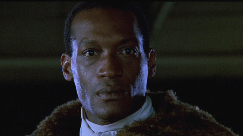 Tony Todd's Candyman giving a spooky stare