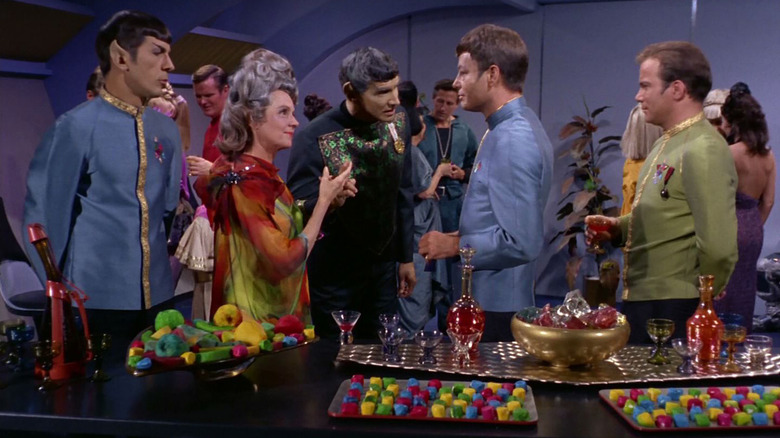 Spock's parents leave reception