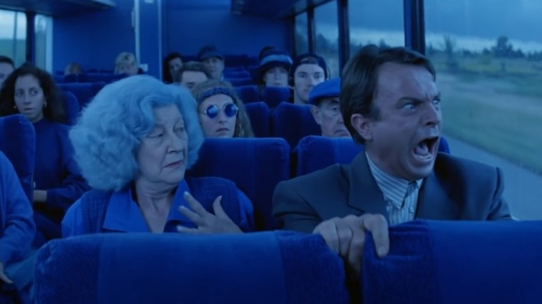 Sam Neil blue bus scream