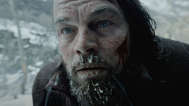 Leonardo DiCaprio in The Revenant