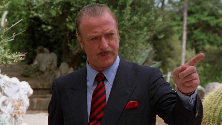 Michael Caine pointing