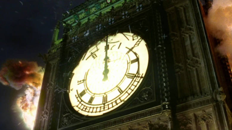 El Big Ben explota a medianoche en V de Vendetta