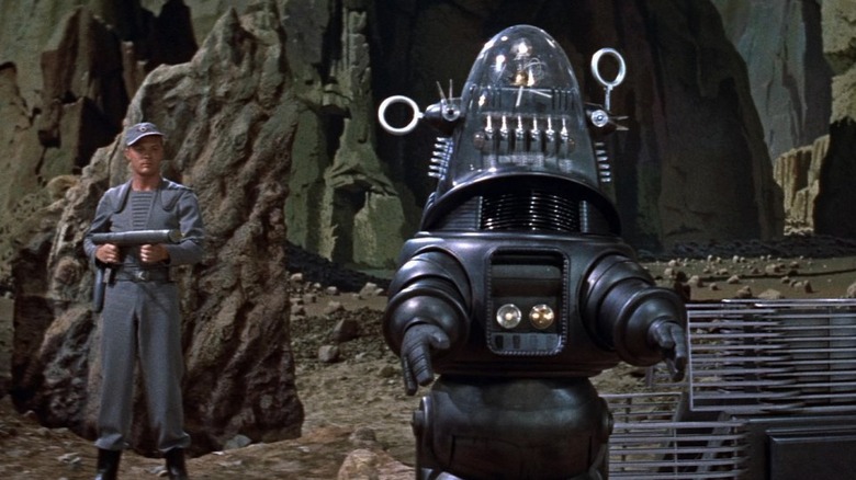 Robby the Robot walking