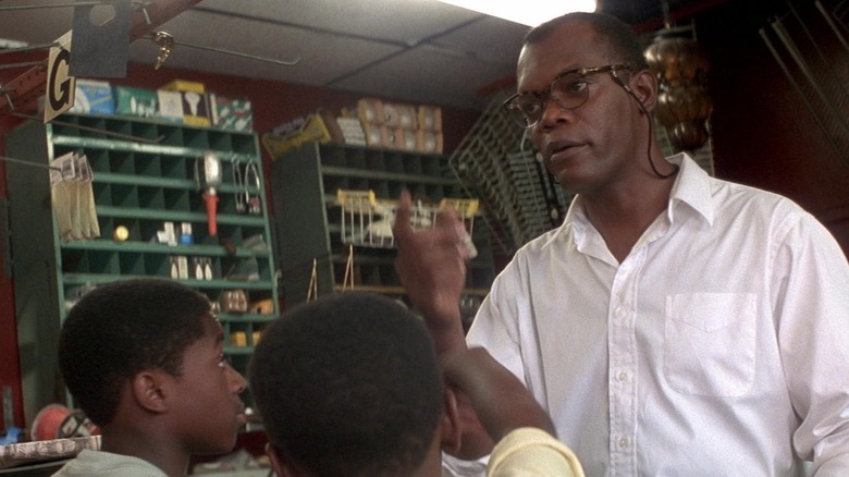 Samuel L Jackson talking to kids