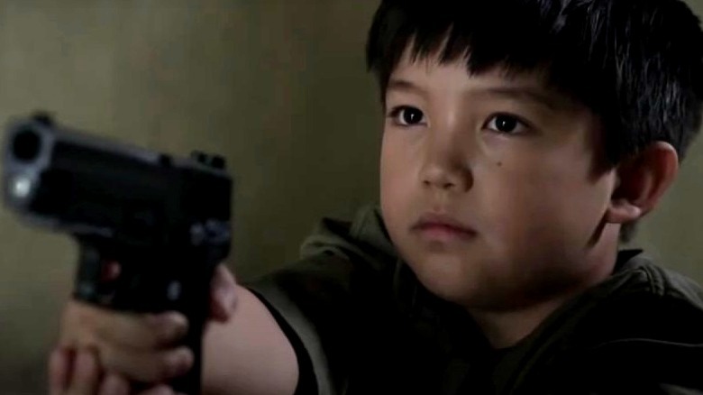 little Hershel Walking Dead gun