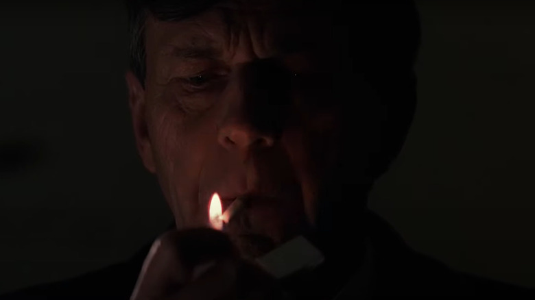 The Smoking Man smoking