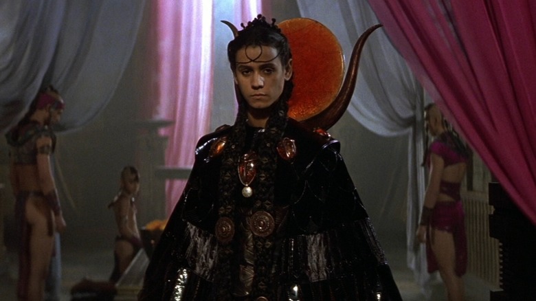 Jaye Davidson portrays the alien incarnation of Ra in Stargate.