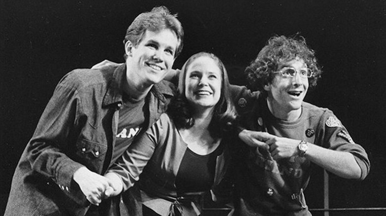 Jim Walton, Ann Morrison and Lonny Price in Merrily We Roll Along