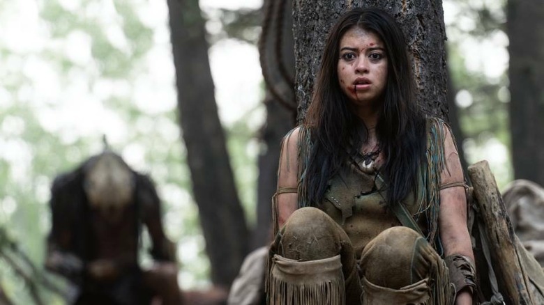 The Predator and Amber Midthunder in Prey