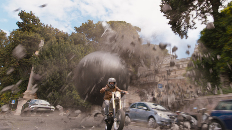 A chase scene from the Fast X trailer