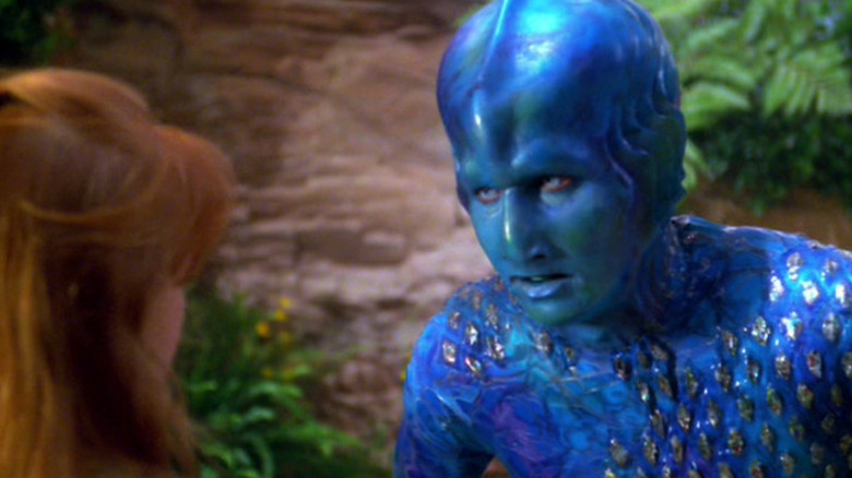 Flotter, a blue demon of some kind, on Star Trek: Voyager