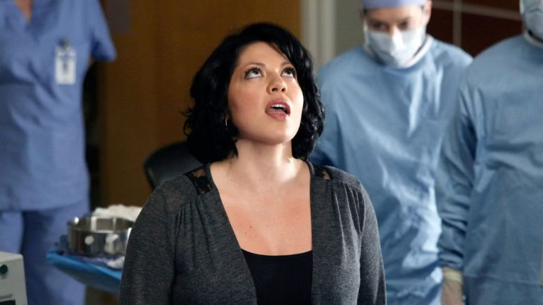 Callie singing in the operating room on Grey's Anatomy